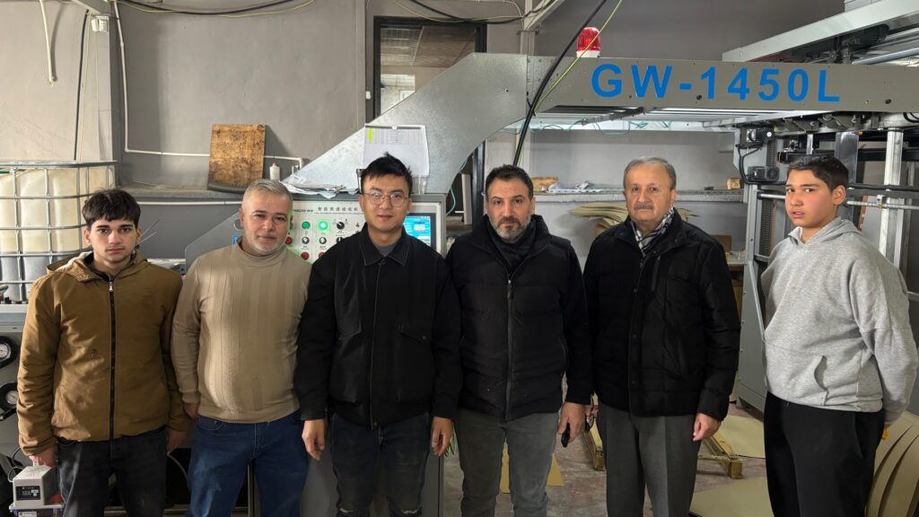 Successful Installation of the GW-1450L High-Speed Sheet-To-Sheet Laminating Machine in Turkey
